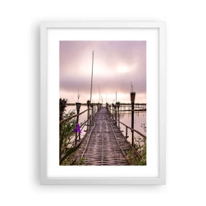 Poster in einem weißen Rahmen - Frieden und Ruhe Asiens - 30x40 cm