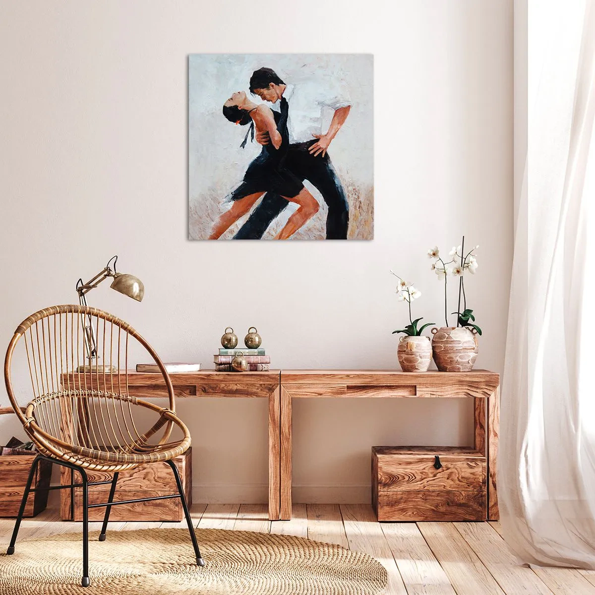 Bild auf Leinwand - Leinwandbild - Tango meiner Träume und Träume - 30x30 cm