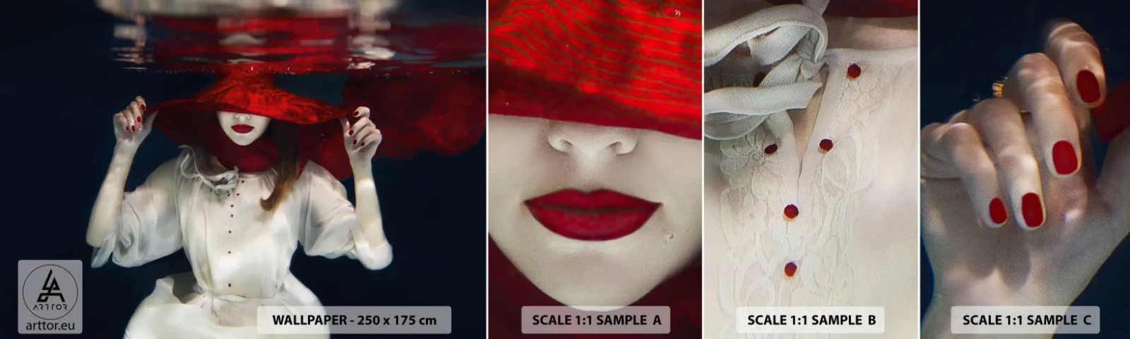 Fototapeten Muster Selbstklebend Deluxe Sticker - Boshafte Göttin in der slawischen Mythologie - Abstraktion, Frau, In, A, Hat, Stück - 100x30 cm