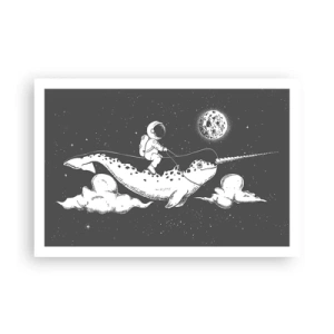 Poster - Weltraumreiter - 91x61 cm