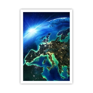 Poster - Funkelndes Europa - 70x100 cm