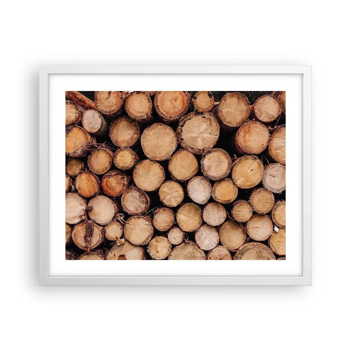 Poster in einem weißen Rahmen - Ein neuer Anfang - 50x40 cm