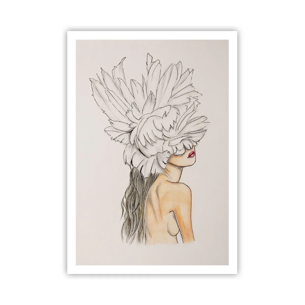 Poster - Gekrönte Schönheit - 70x100 cm