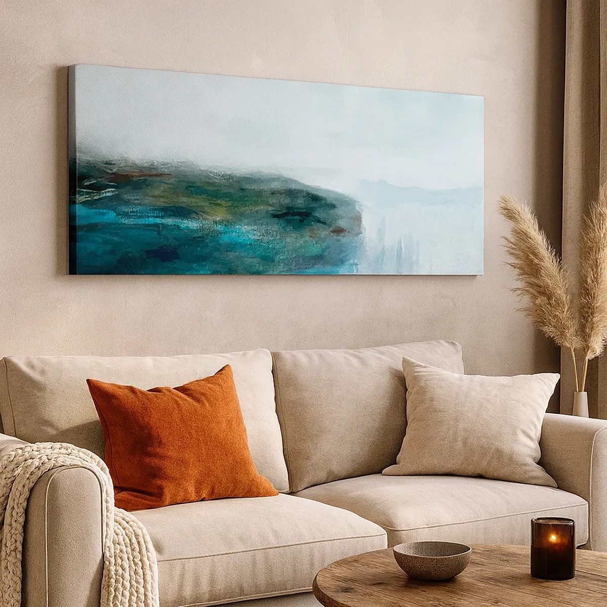 Bild auf Leinwand - Leinwandbild - Nautische Abstraktion - 30x30 cm