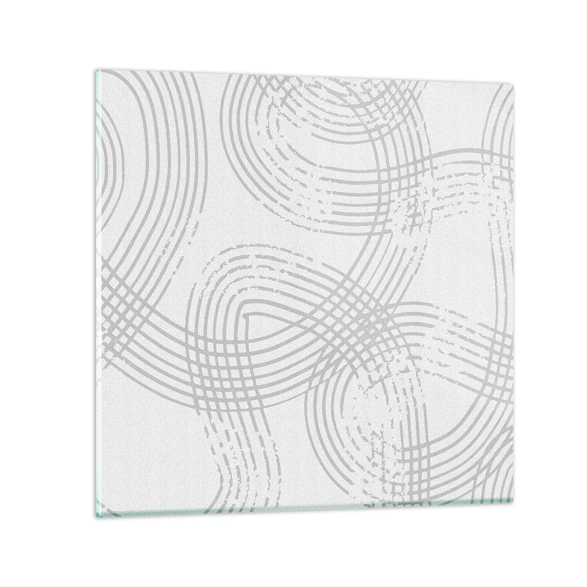 Glasbild - Bild auf glas - Es gibt keinen einfachen Weg - 60x60 cm