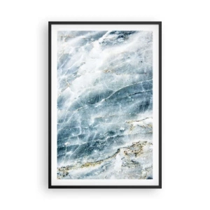 Poster in einem schwarzem Rahmen - Eiswelt - 61x91 cm