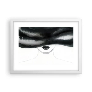 Poster in einem weißen Rahmen - Ein sinnliches Geheimnis - 40x30 cm