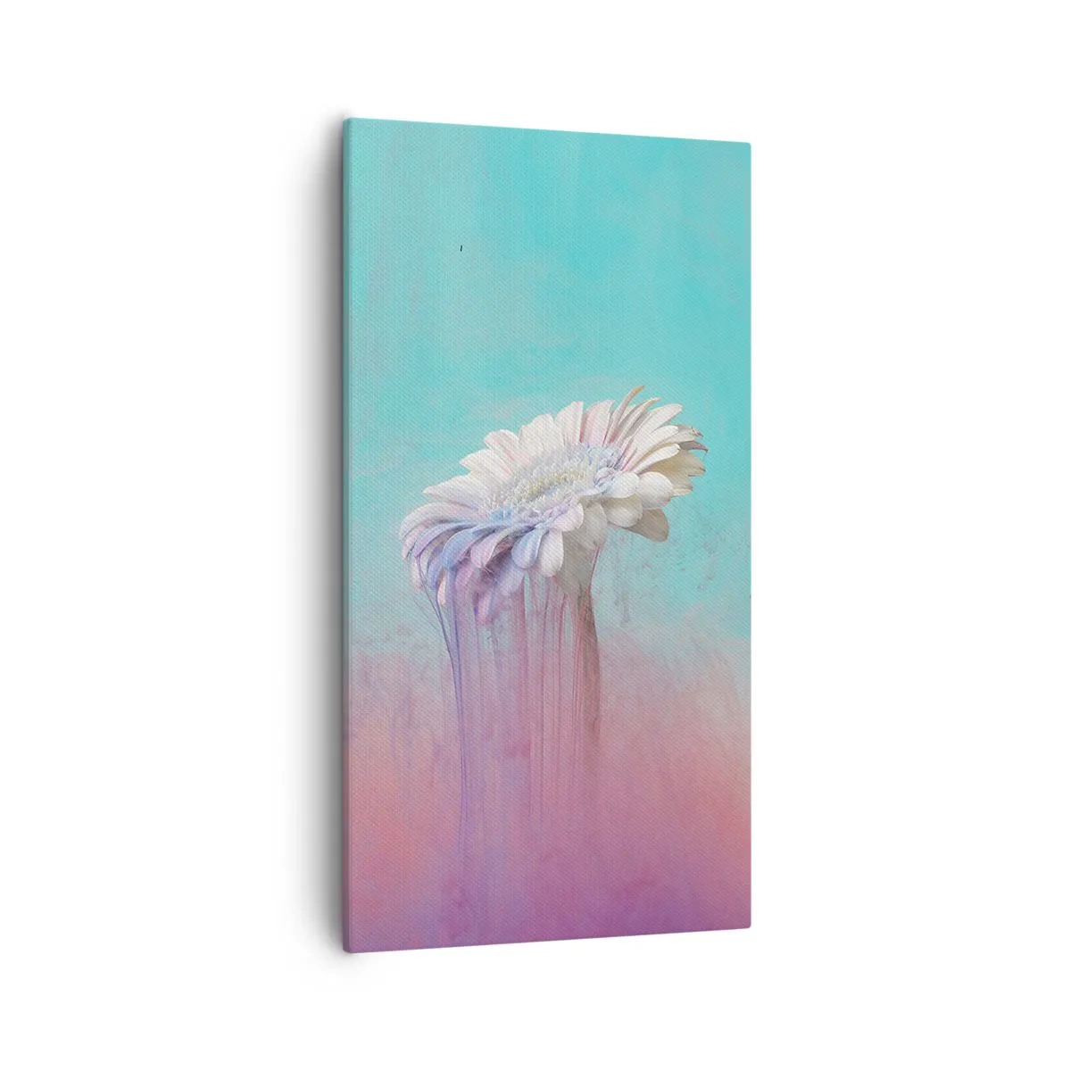 Bild auf Leinwand - Leinwandbild - Blumenunterwelt - 55x100 cm