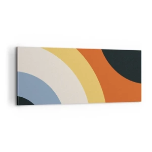 Bild auf Leinwand - Leinwandbild - Zu mir selbst - 100x40 cm