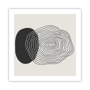 Poster - Dauer und Schwingung - 50x50 cm