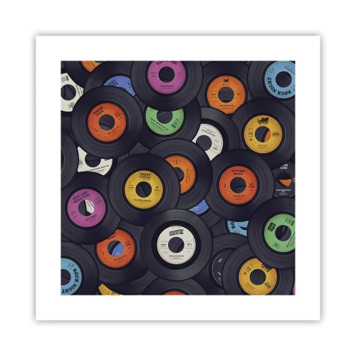 Poster - Farben der Klassiker - 40x40 cm