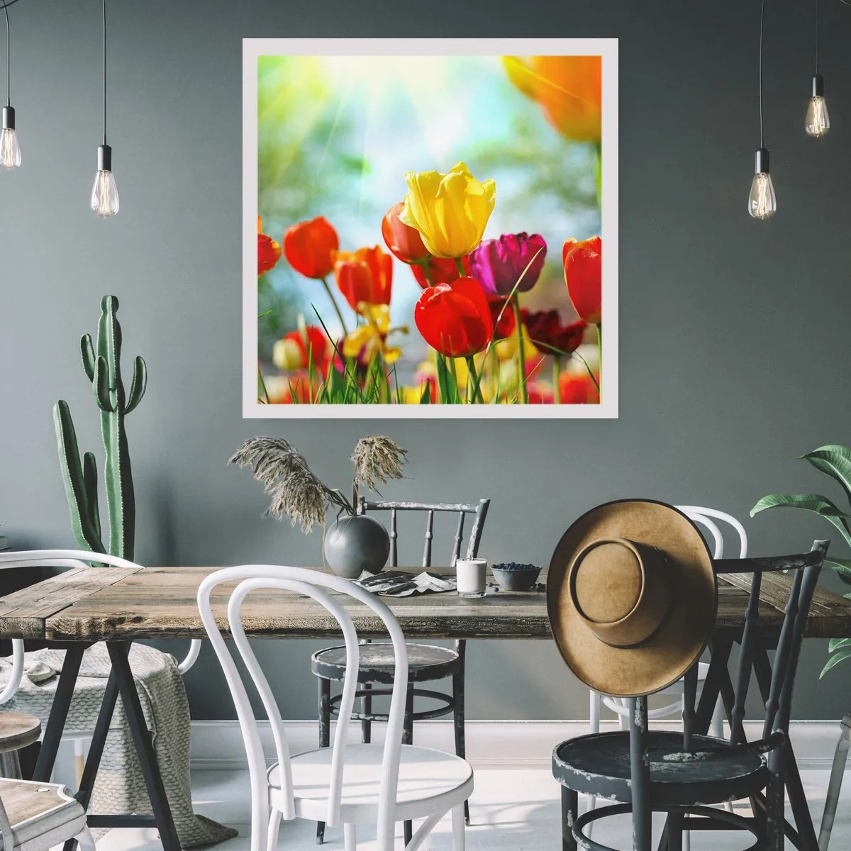 Poster - Alle Farben der Sonne - 30x30 cm