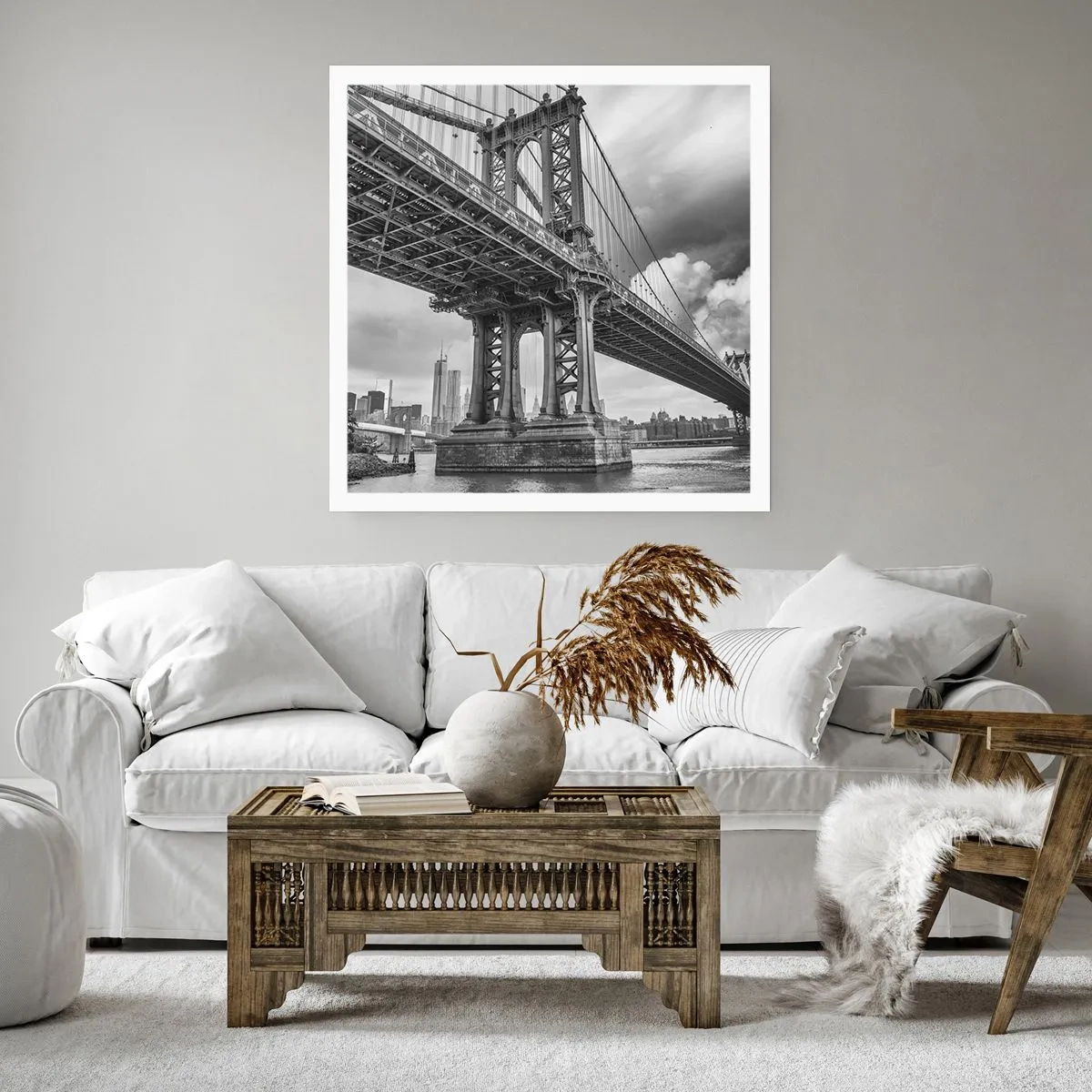 Poster - Ins Herz der Stadt - 40x40 cm