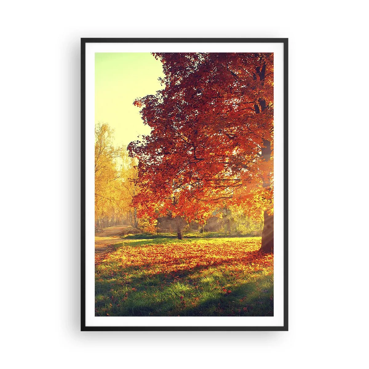 Poster in einem schwarzem Rahmen - Unhöflich ist schön - 70x100 cm