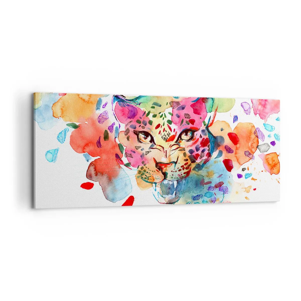 Bild auf Leinwand - Leinwandbild - Die Schöne und das Biest - 100x40 cm