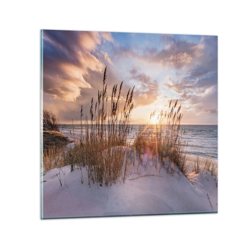 Glasbild - Bild auf glas - Abschied von Sonne und Wind - 30x30 cm