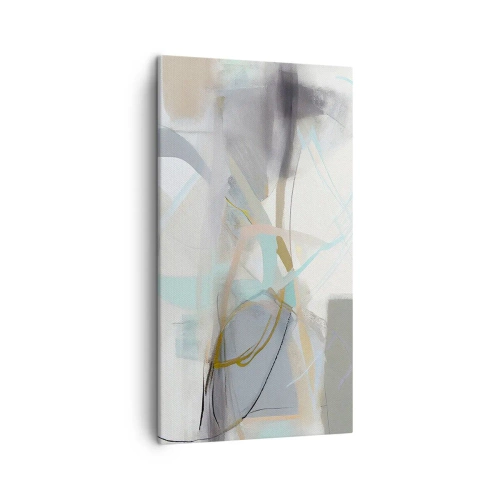 Bild auf Leinwand - Leinwandbild - Neblige Abstraktion - 45x80 cm