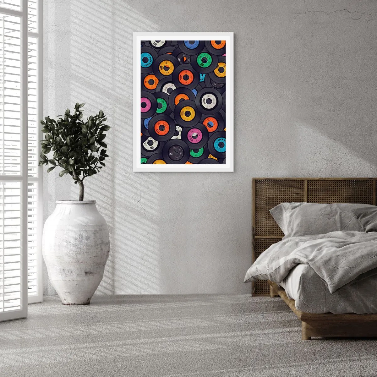 Poster in einem weißen Rahmen - Farben der Klassiker - 30x40 cm