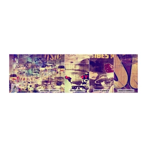 Fototapetenmuster Standard Eco - Und das ist alles, was es geben wird - Graffiti, Wandgemälde, Grafik - 100x30 cm