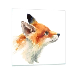 Glasbild - Bild auf glas - Man kann nie vorsichtig genug sein - 60x60 cm