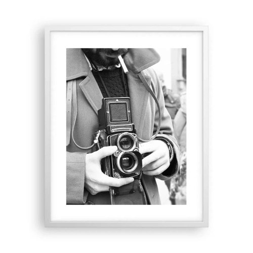 Poster in einem weißen Rahmen - Retro-Stil - 40x50 cm