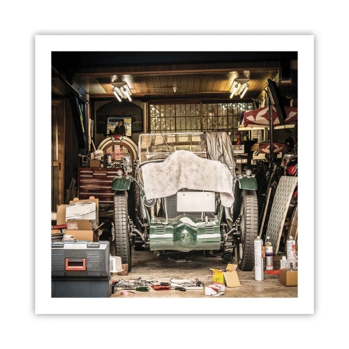 Poster - Zurück in die Vergangenheit - 60x60 cm