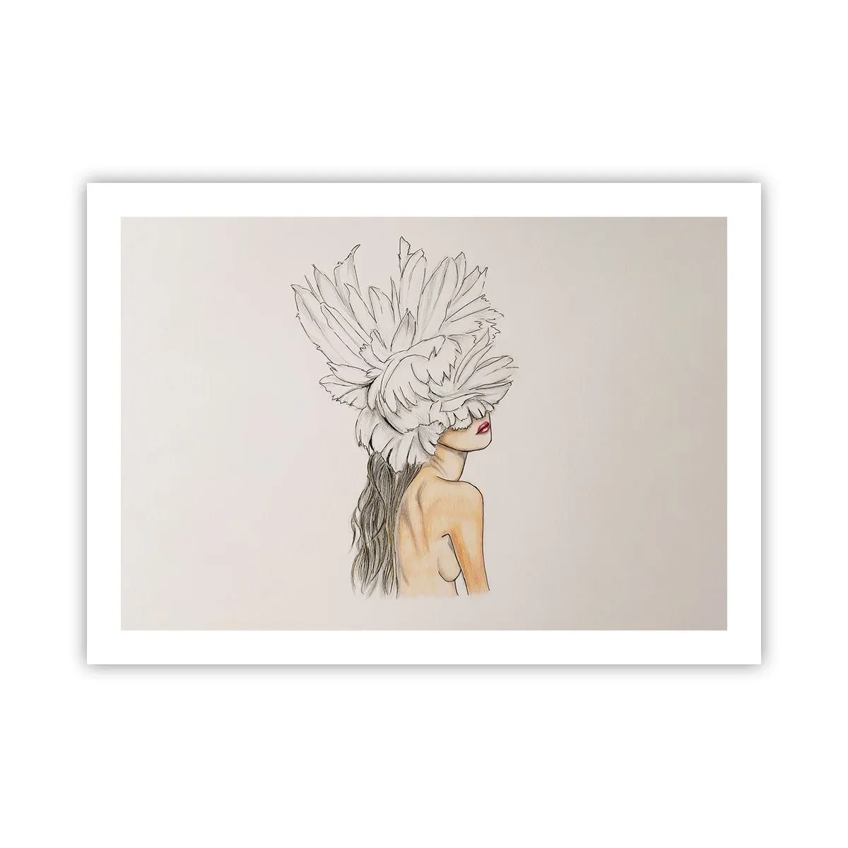 Poster - Gekrönte Schönheit - 70x50 cm