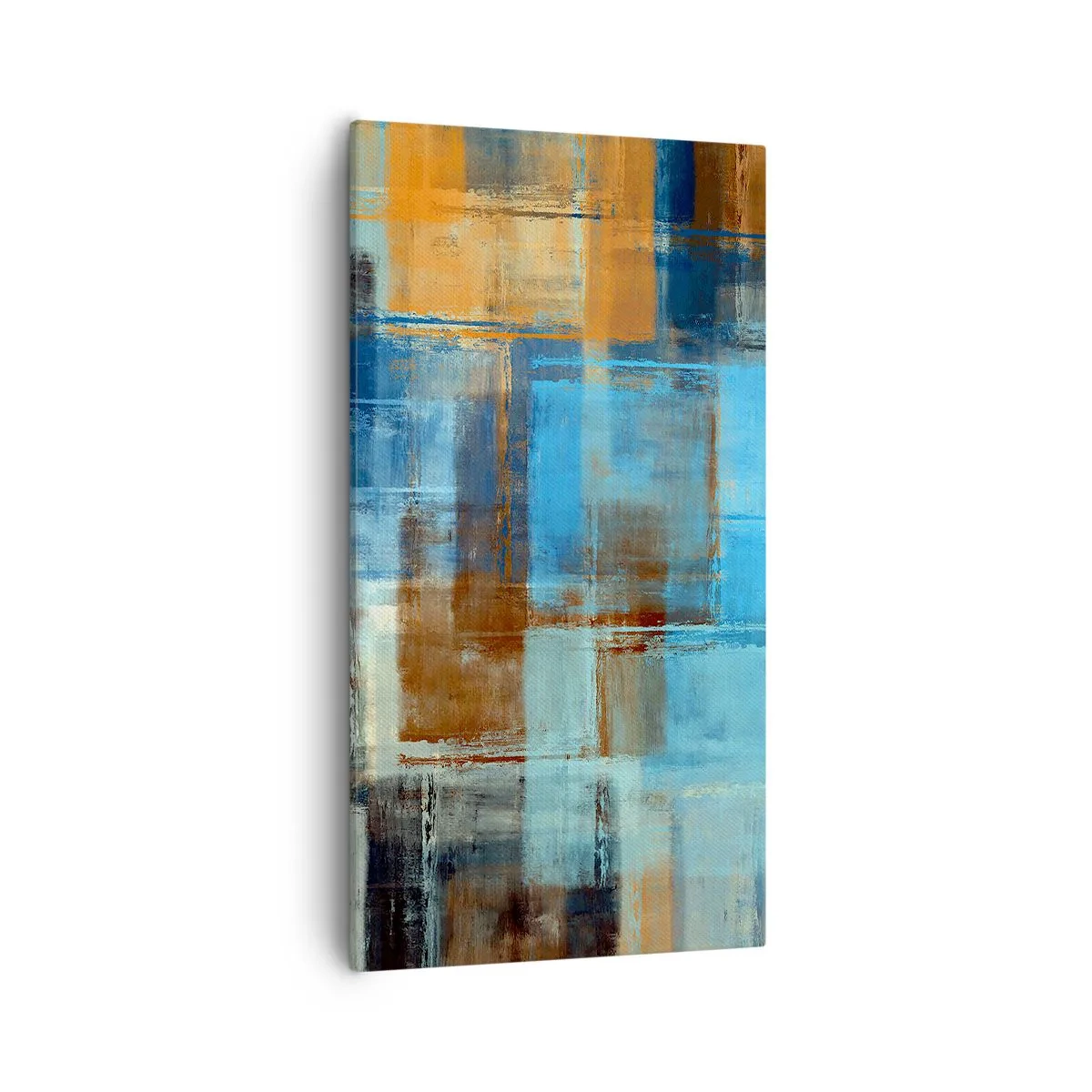 Bild auf Leinwand - Leinwandbild - Durch den blauen Schleier - 55x100 cm