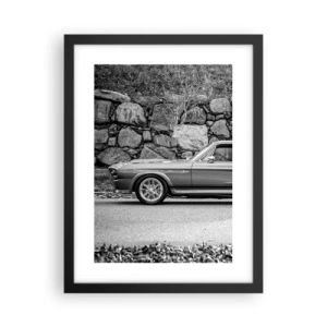 Poster in einem schwarzem Rahmen - Die Legende der 1960er - 30x40 cm