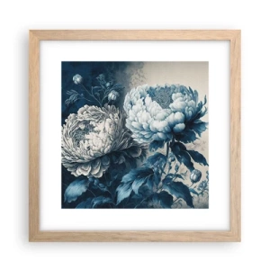 Poster in einem Rahmen aus heller Eiche - Passendes Paar - 30x30 cm