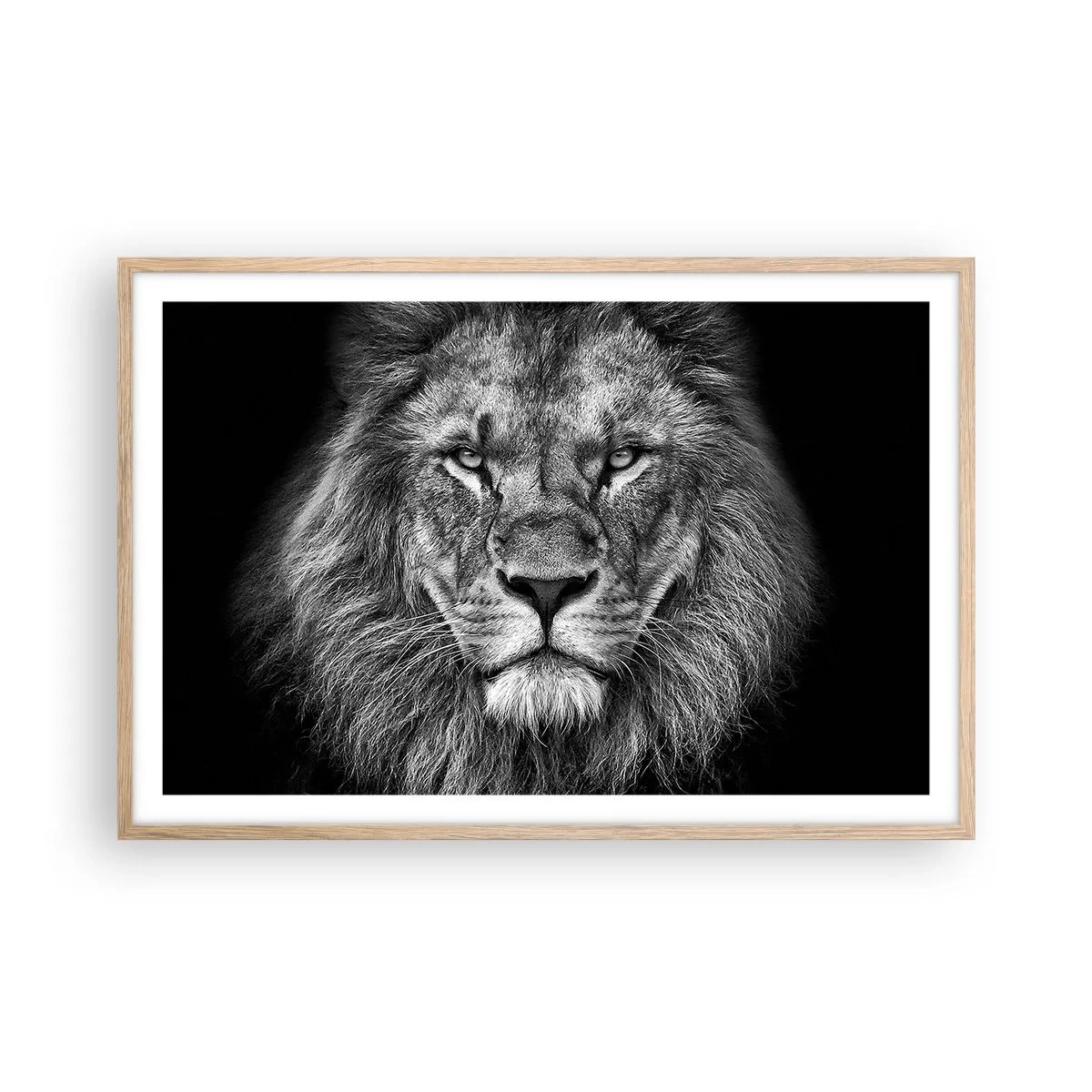 Poster in einem Rahmen aus heller Eiche - Im Krönungsgewand - 91x61 cm