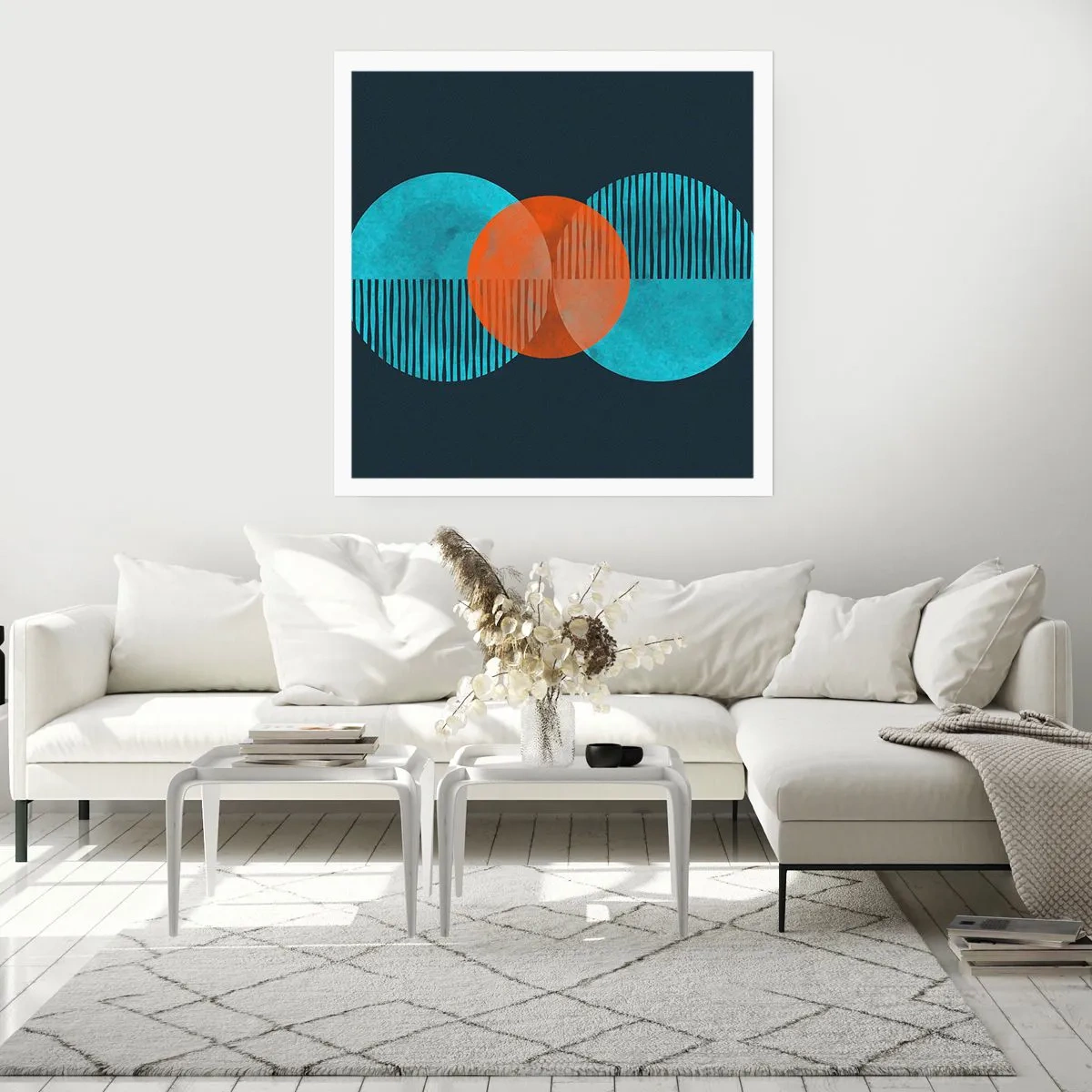 Poster - Symmetrische Komposition - 50x50 cm