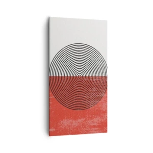 Bild auf Leinwand - Leinwandbild - Auf den Punkt gebracht - 55x100 cm