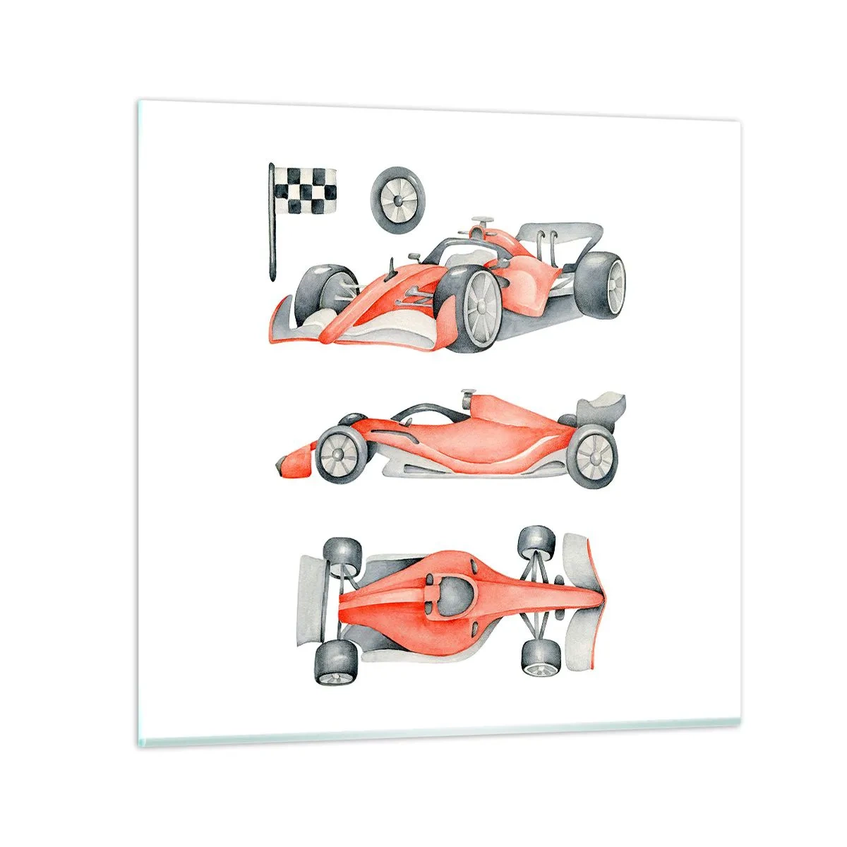 Glasbild - Bild auf glas - Dem Traum folgen - 30x30 cm