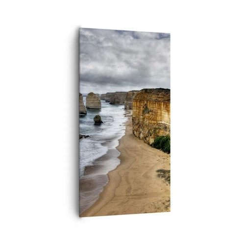 Bild auf Leinwand - Leinwandbild - Rohe Schönheit - 65x120 cm