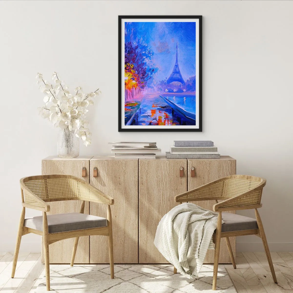 Poster in einem schwarzem Rahmen - Ein Traumspaziergang - 40x50 cm