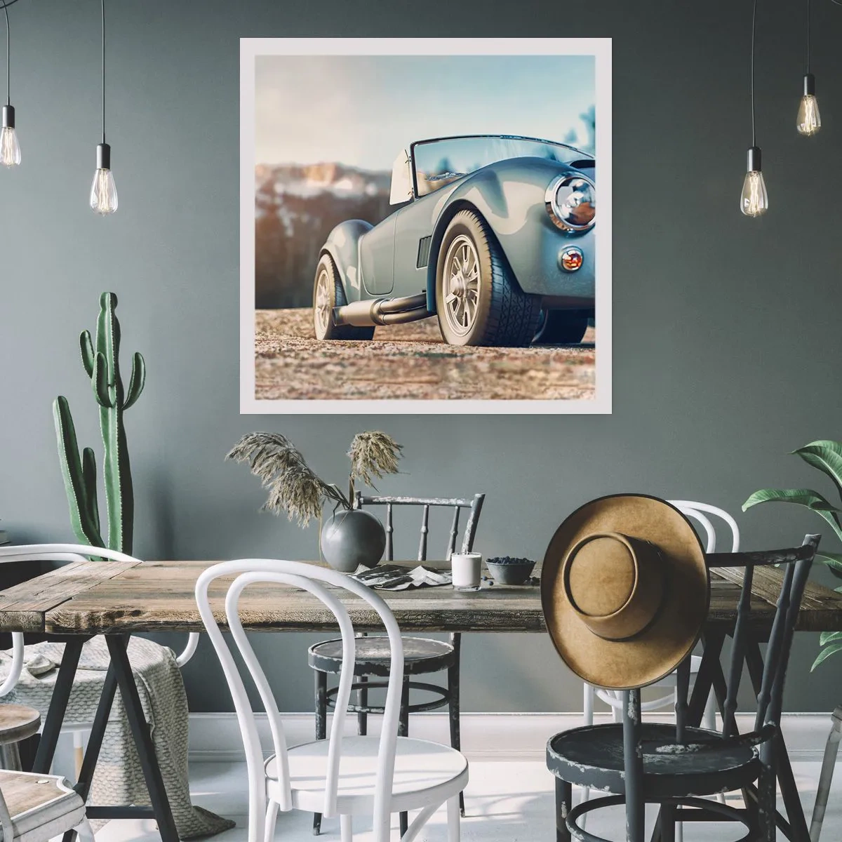 Poster - Denn Stil zählt - 60x60 cm