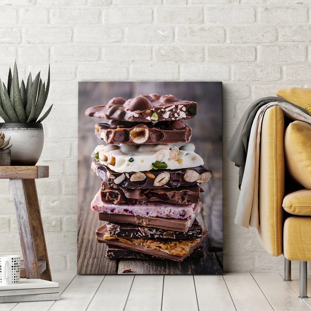 Bild auf Leinwand - Leinwandbild - Entzückende Aussicht - 65x120 cm