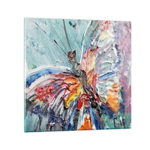 Glasbild - Bild auf glas - Von der Natur gemalt - 60x60 cm