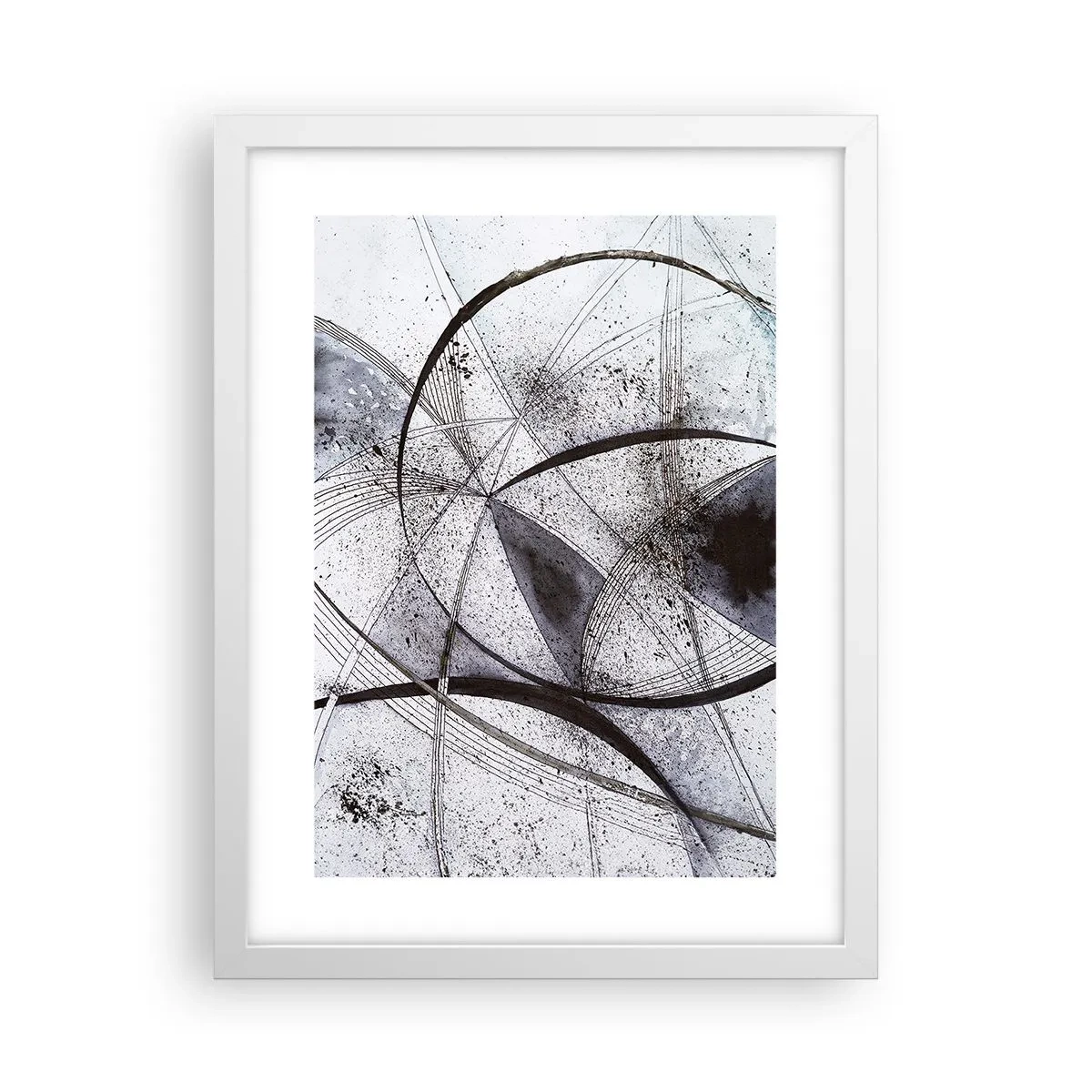 Poster in einem weißen Rahmen - Futuristische Fantasie - 30x40 cm