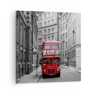 Bild auf Leinwand - Leinwandbild - Der Alltag muss nicht grau sein - 50x50 cm