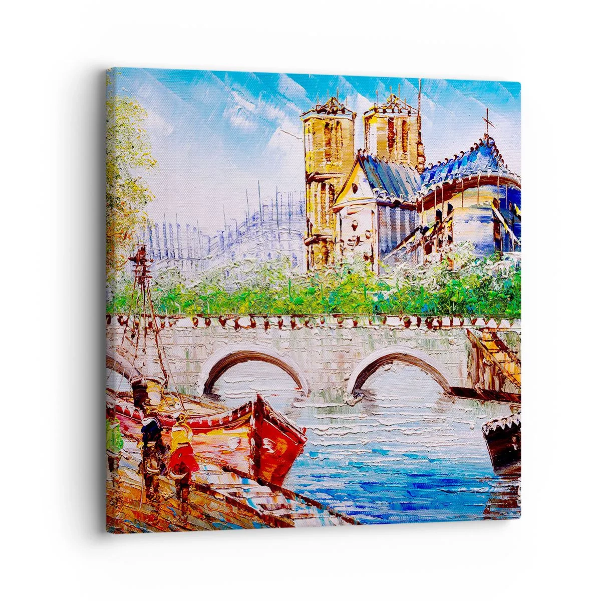 Bild auf Leinwand - Leinwandbild - Ihre Zeit vergeht nie - 30x30 cm