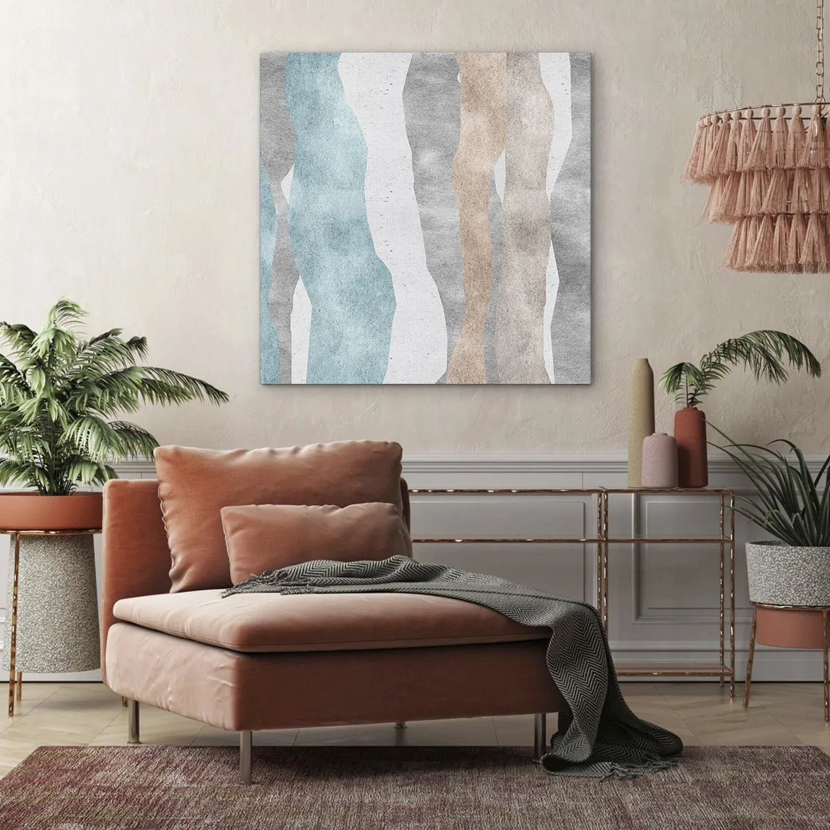 Bild auf Leinwand - Leinwandbild - Studie über Nähe - 40x40 cm