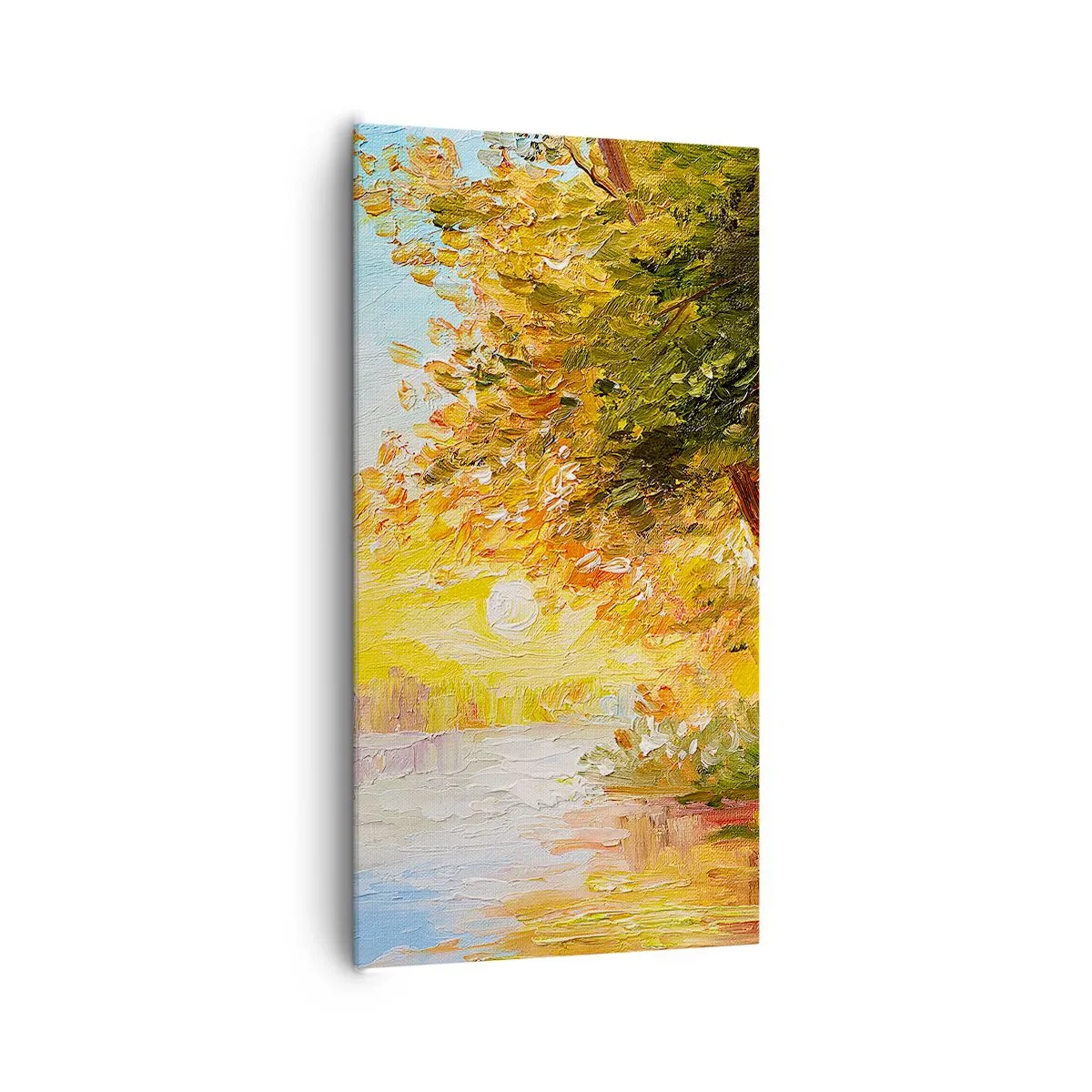 Bild auf Leinwand - Leinwandbild - Et in Arcadia ego - 65x120 cm