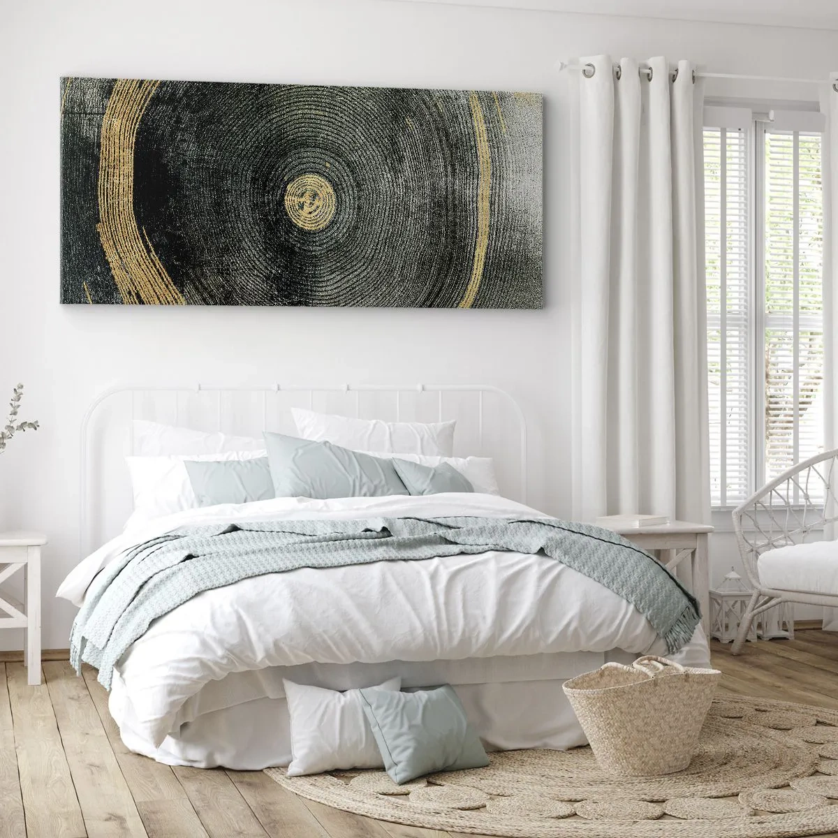 Bild auf Leinwand - Leinwandbild - Veränderung und Beständigkeit - 90x30 cm