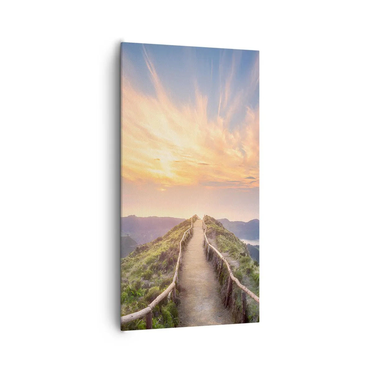 Bild auf Leinwand - Leinwandbild - Nah am Himmel - 65x120 cm