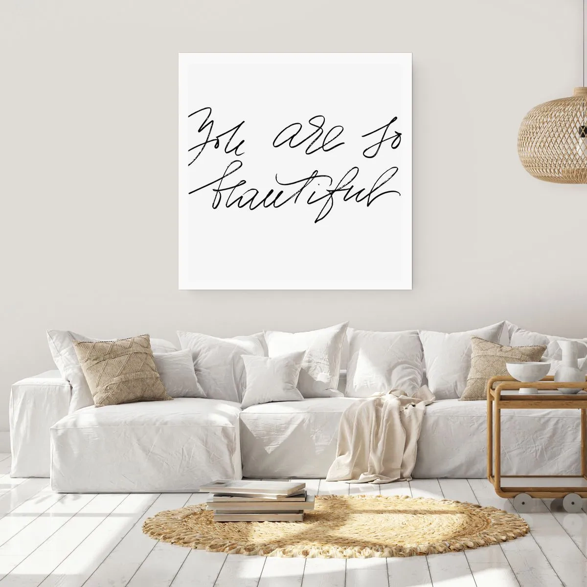 Poster - Glauben Sie wirklich ... - 50x50 cm