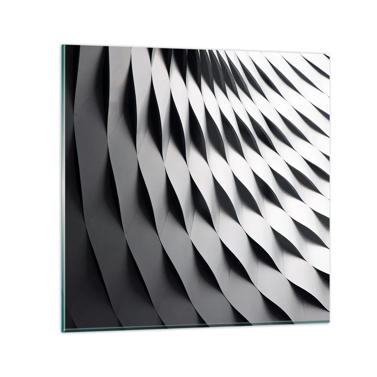 Glasbild - Bild auf glas - Auf der Oberfläche der Wellen - 70x70 cm