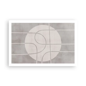 Poster - Kreisförmig und geradeaus - 91x61 cm