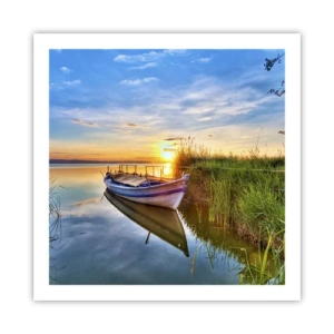 Poster - Bucht erfüllter Träume - 60x60 cm